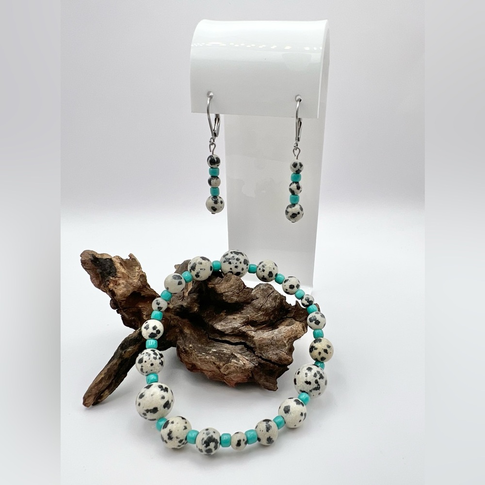 DALMATIAN JASPER SET